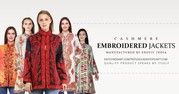 Cashmere Emboidered Jackets for ladies